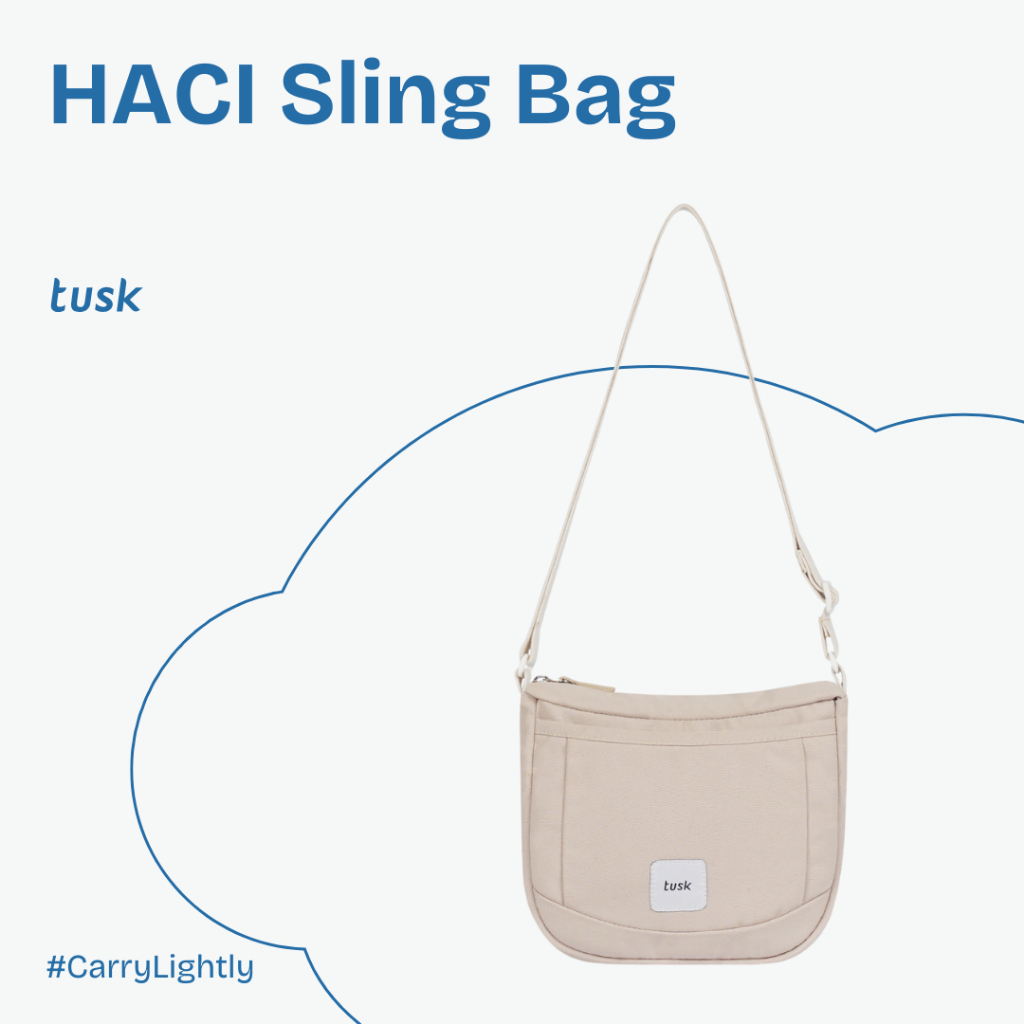 Tusk Tas Selempang Wanita Pria Haci Sand Tas Bahu Sling Bag