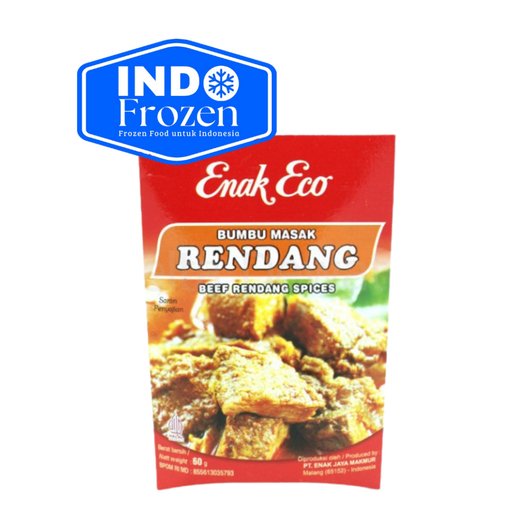 

ENAK ECO BUMBU MASAK RENDANG 60GR/ BUMBU MASAK INSTAN