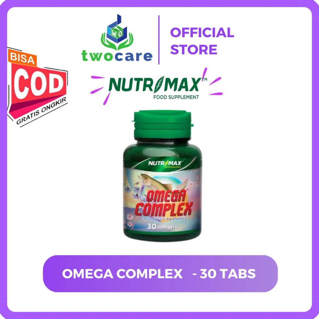 Nutrimax Omega Complex Isi 30 Softgel With Omega 3, 6, 9 Plus Vit. E