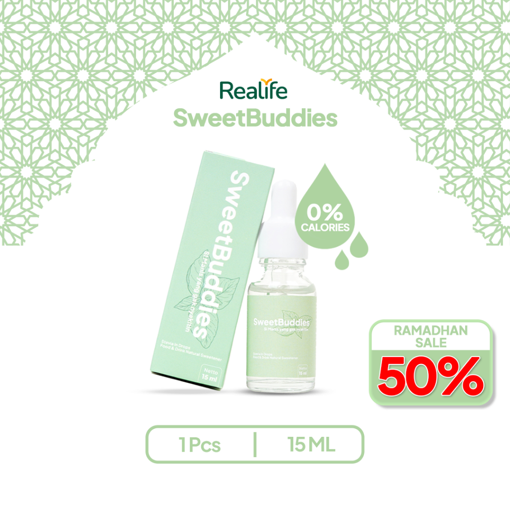 

Stevia Liquid SweetBuddies Zero Calorie Pemanis 15 ML