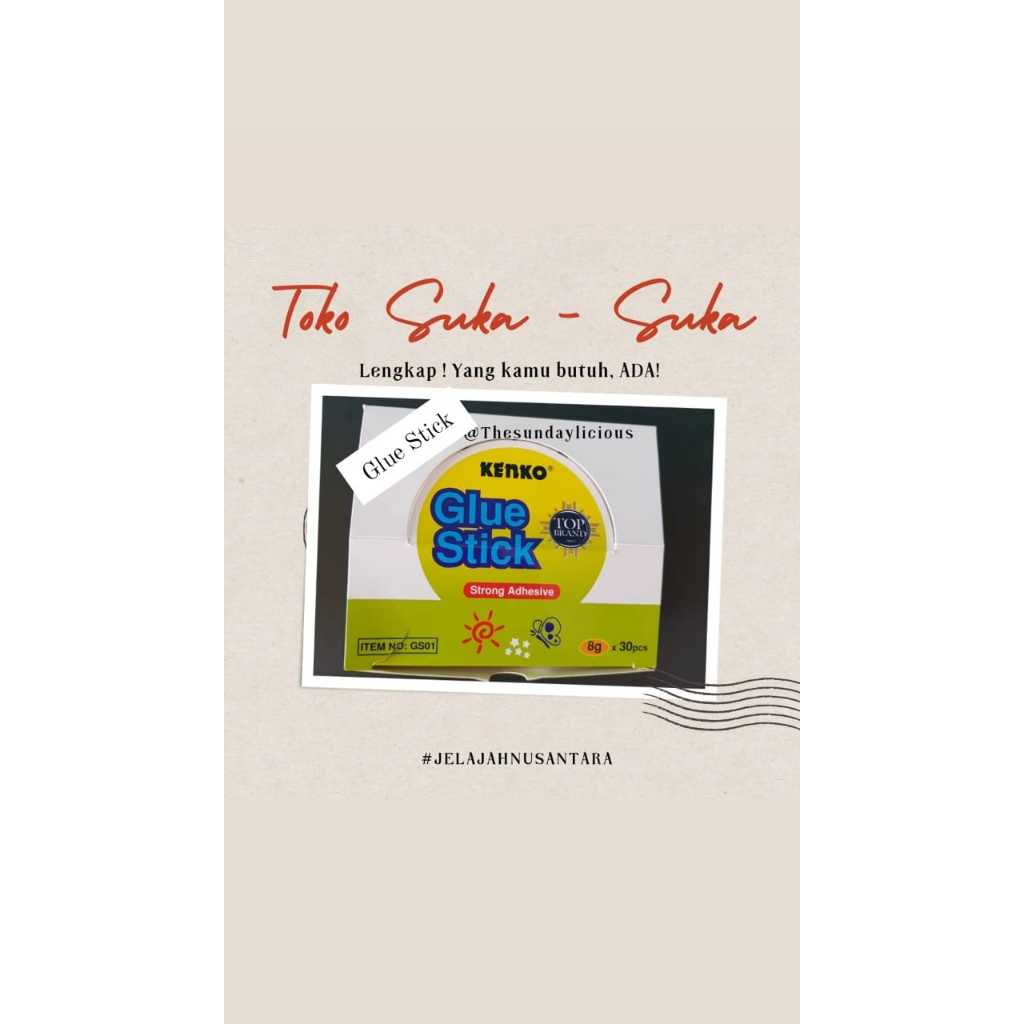 

Lem Stik Kenko kecil 8gr