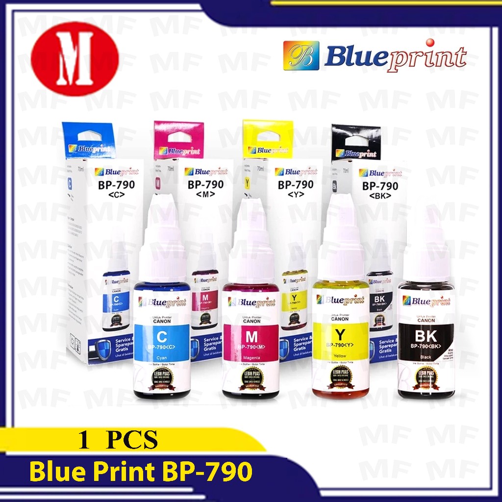 Tinta Blueprint 790 Refill For Printer Canon G1010 G2010 G2020 70ml