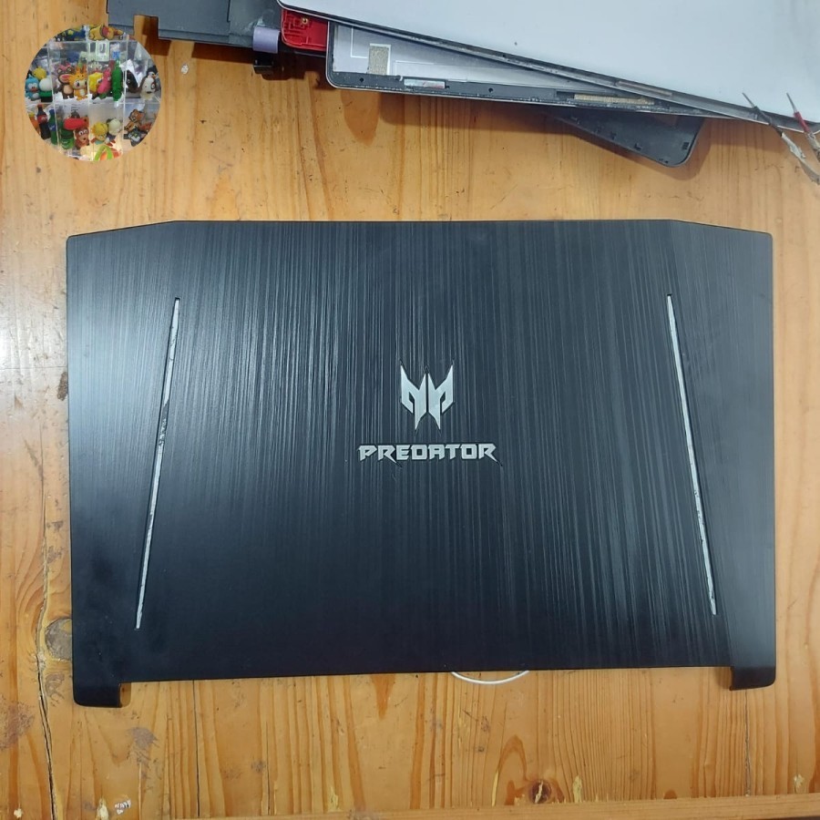 Top Case LCD Back Cover For Acer Predator Helios 300 PH317-51 17.3 Inch Black Second Copotan Origina
