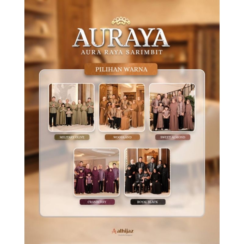 SARIMBIT AURAYA BY ALHIJAZ READY STOCK