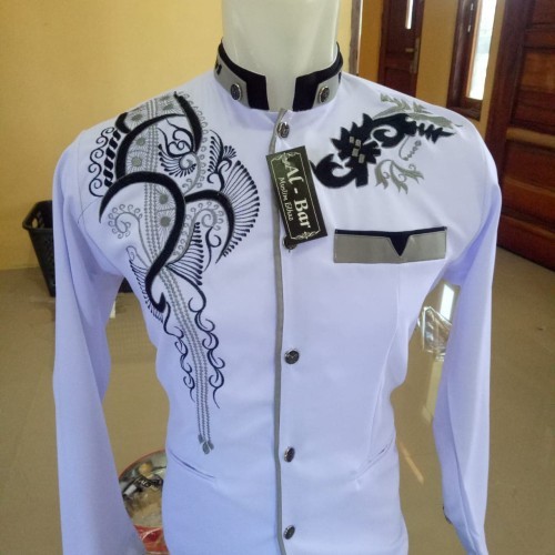 KOKO JASKO PRIA DEWASA BORDIR UKURAN JUMBO BIG SIZE KAIN TEBAL DAN LEMBUT