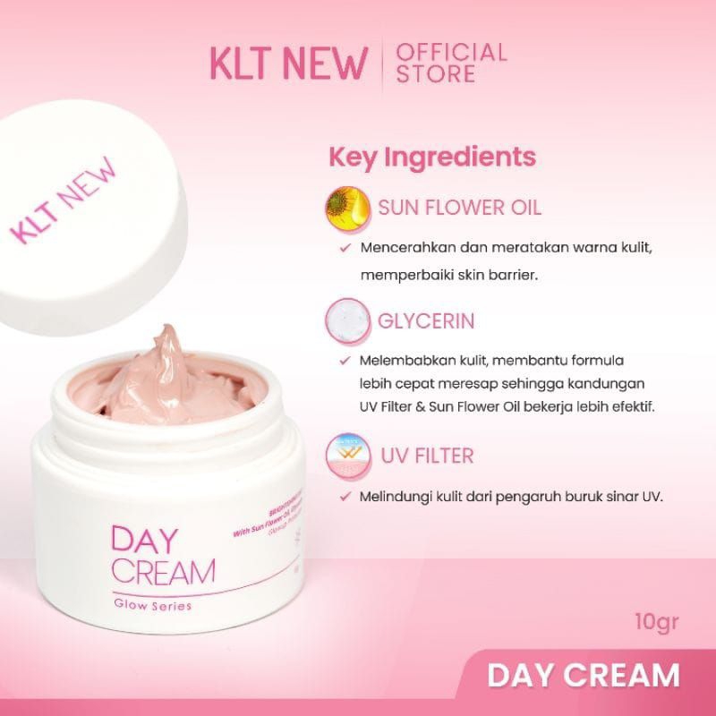 KLT Glow Cream Siang KLT New Glow / Day Cream New KLT BPOM