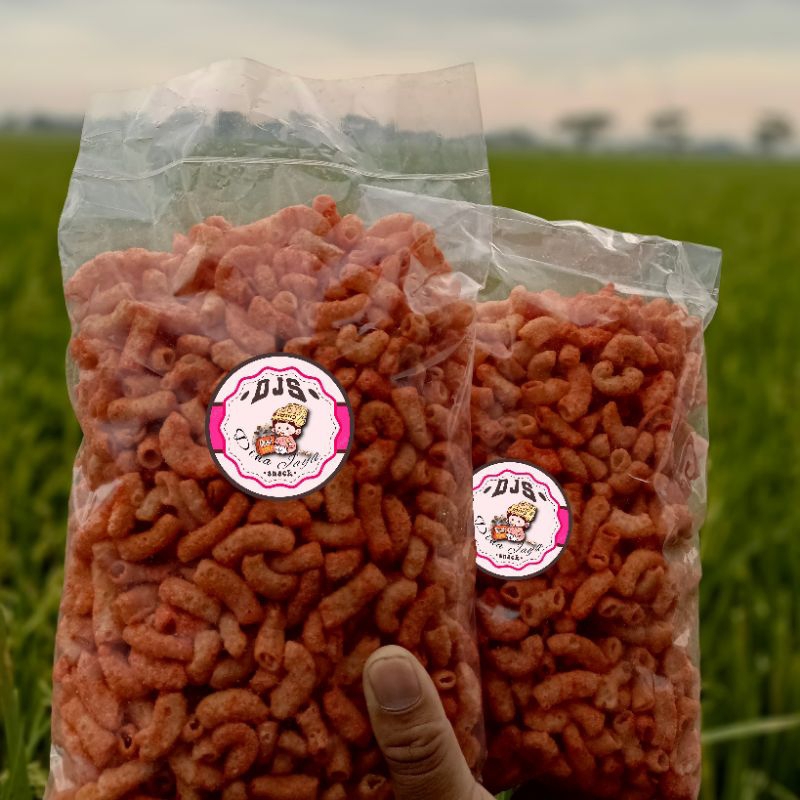 

Snack Makaroni /Macroni Goreng Pedas Kemasan 250gram DJS