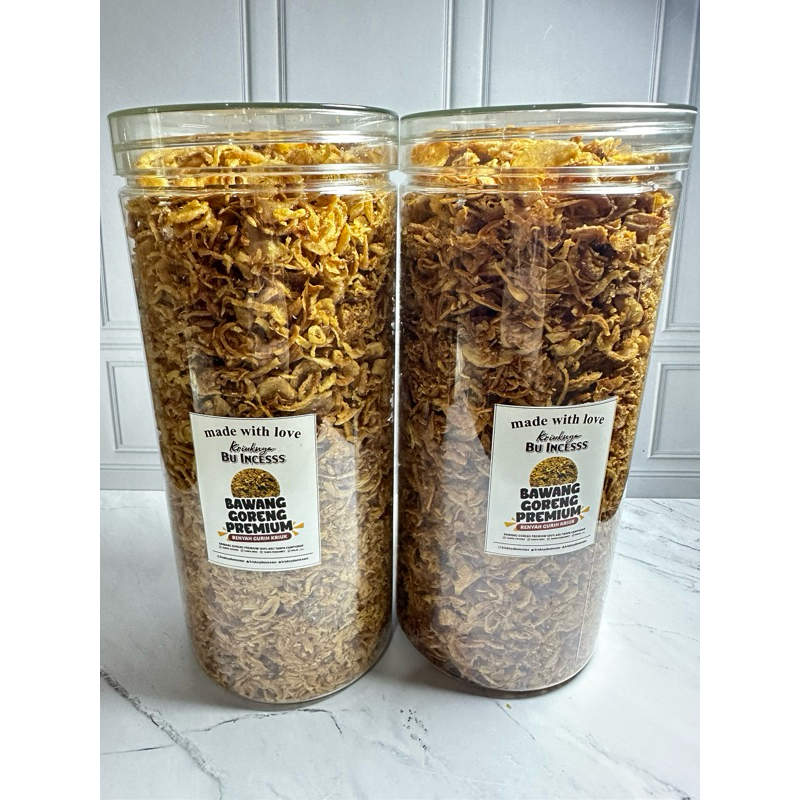 

bawang merah goreng premium 400gr x 2 toples