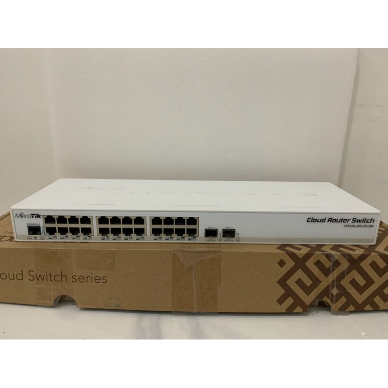 mikrotik crs326-24g-2s+rm mikrotik bekas mikrotik seken mikrotik second mikrotik routerboard bekas m