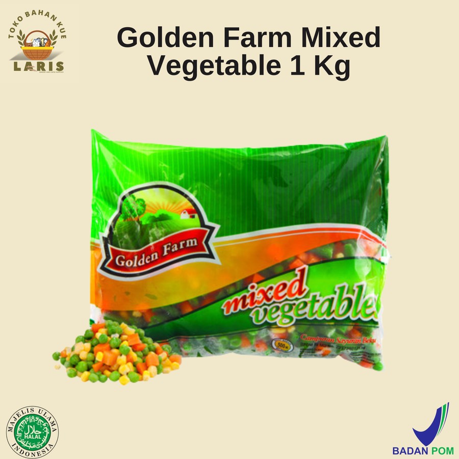 

Golden Farm Mixed Vegetable 1 Kg
