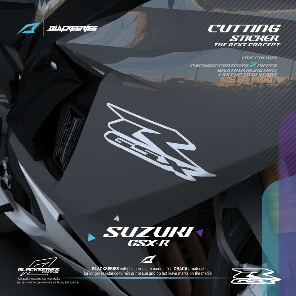 BLACKSERIES | Cutting Sticker Suzuki GSX-R | GSX