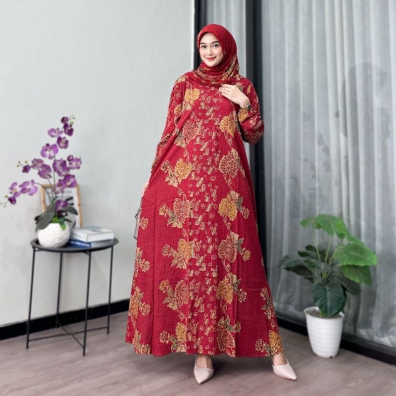 gamis set hijab, gamis 2in1, gamis Storjoan