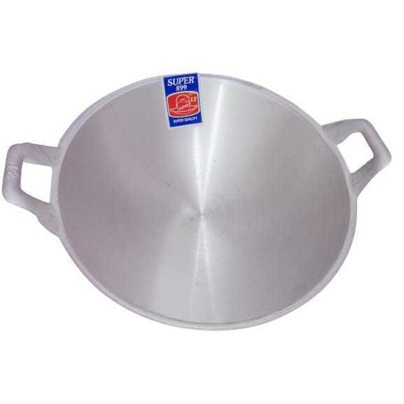 (KHUSUS INSTANT/SAMEDAY) Kuali Super Jumbo - Kuali Alumunium - Kuali Besar - Wajan Jumbo Alumunium