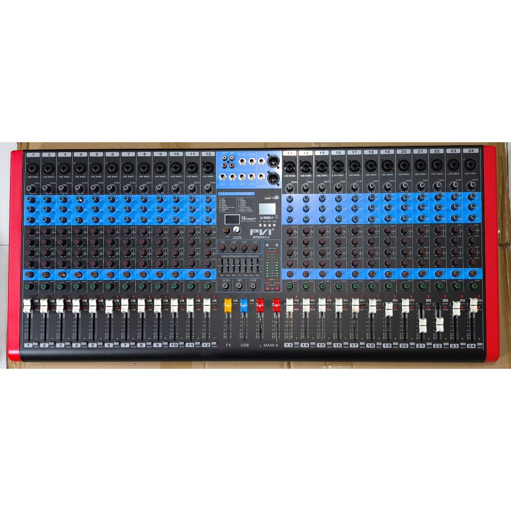 PVI MPRO 24.4 mixer 24 channel 4 aux