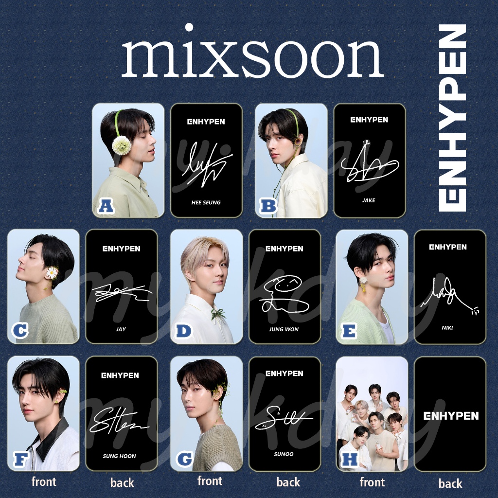 PC-1961, Unofficial Photocard ENHYPEN mix soon 2 sisi