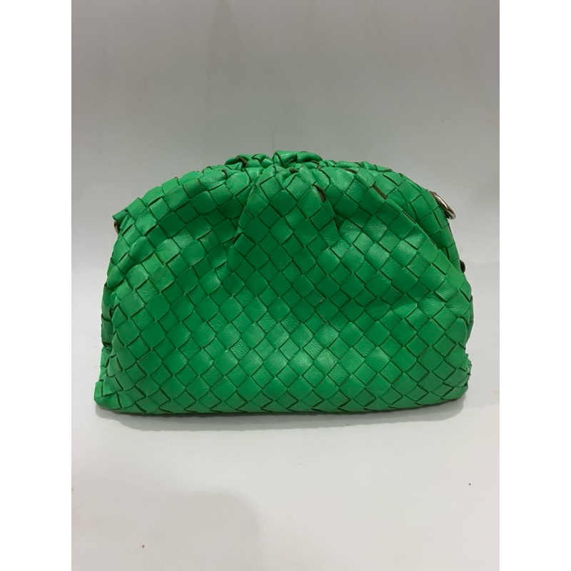 Bottega Veneta Green Pouch Secondhand Authentic by Legit Check App ID