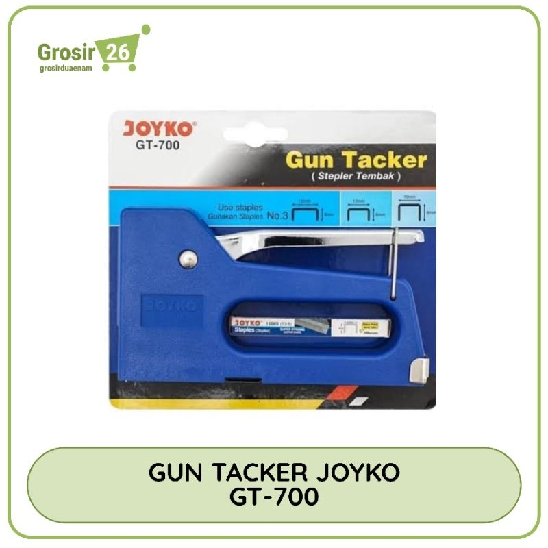 

(1 pcs) hekter hektar / stapler tembak / gun tacker joyko gt-700 | anak hekter 24/6 | 13/6 | 13/8