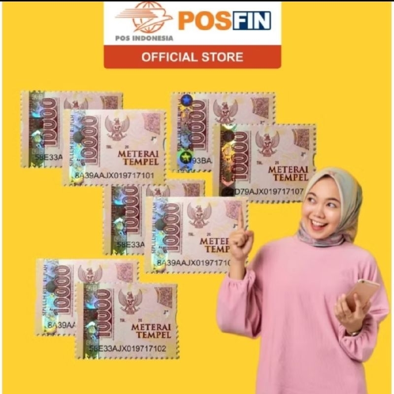 

Materai 10000 Asli Pos Indonesia