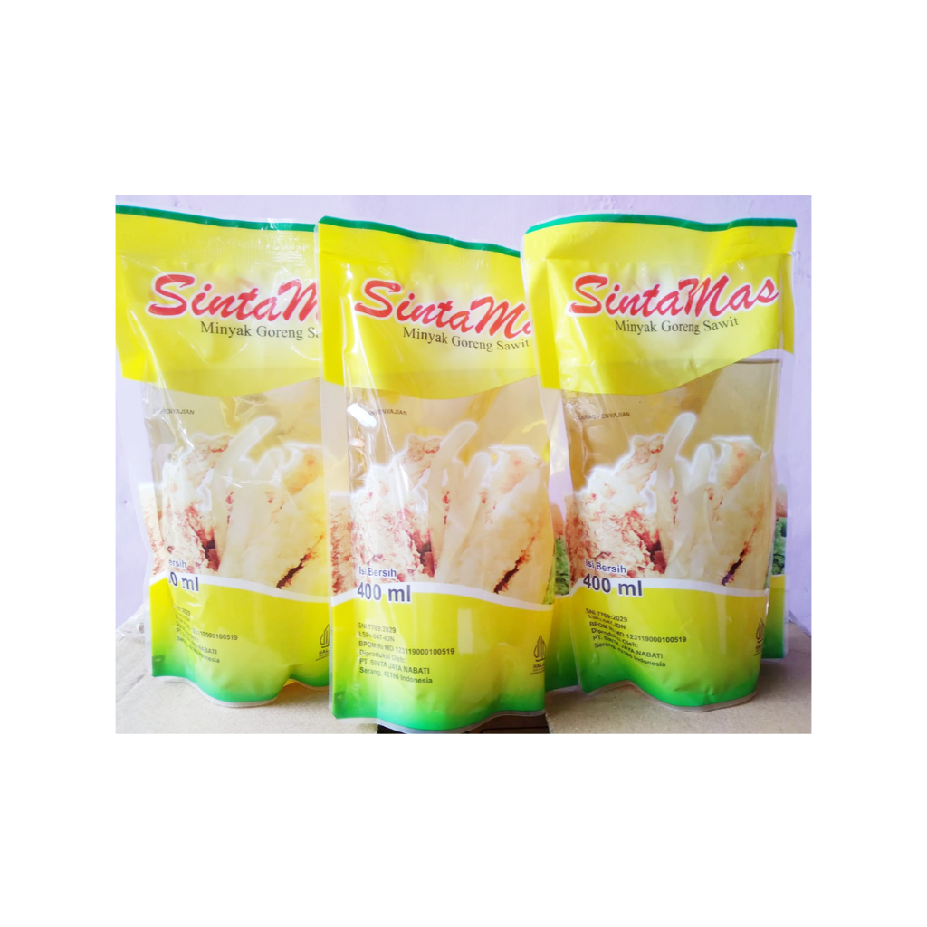 

Promo Minyak Goreng 1,2L (3 Pouch @400ml) SintaMas.