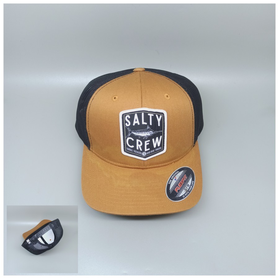 Topi Salty Crew Fishing Trucker Second Preloved Original 095