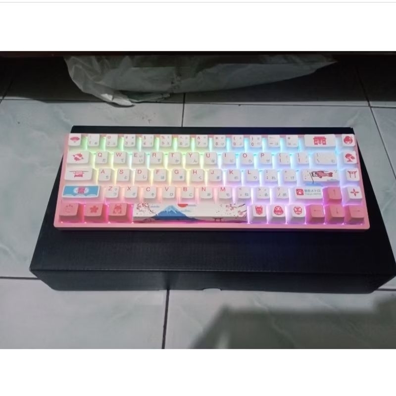 Akko 3068B World Tour Tokyo R2 Wireless Keyboard PRELOVED Not Xinmeng Outemu Daxa Daiva Lamzu Ajazz 