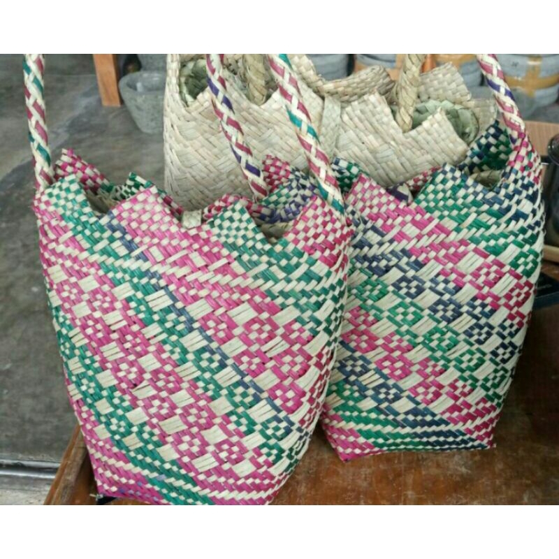 Keranjang Anyaman / Bakul Purun / Tas Anyaman