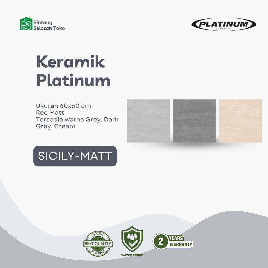 KERAMIK LANTAI PLATINUM SICILY 60X60 MATT