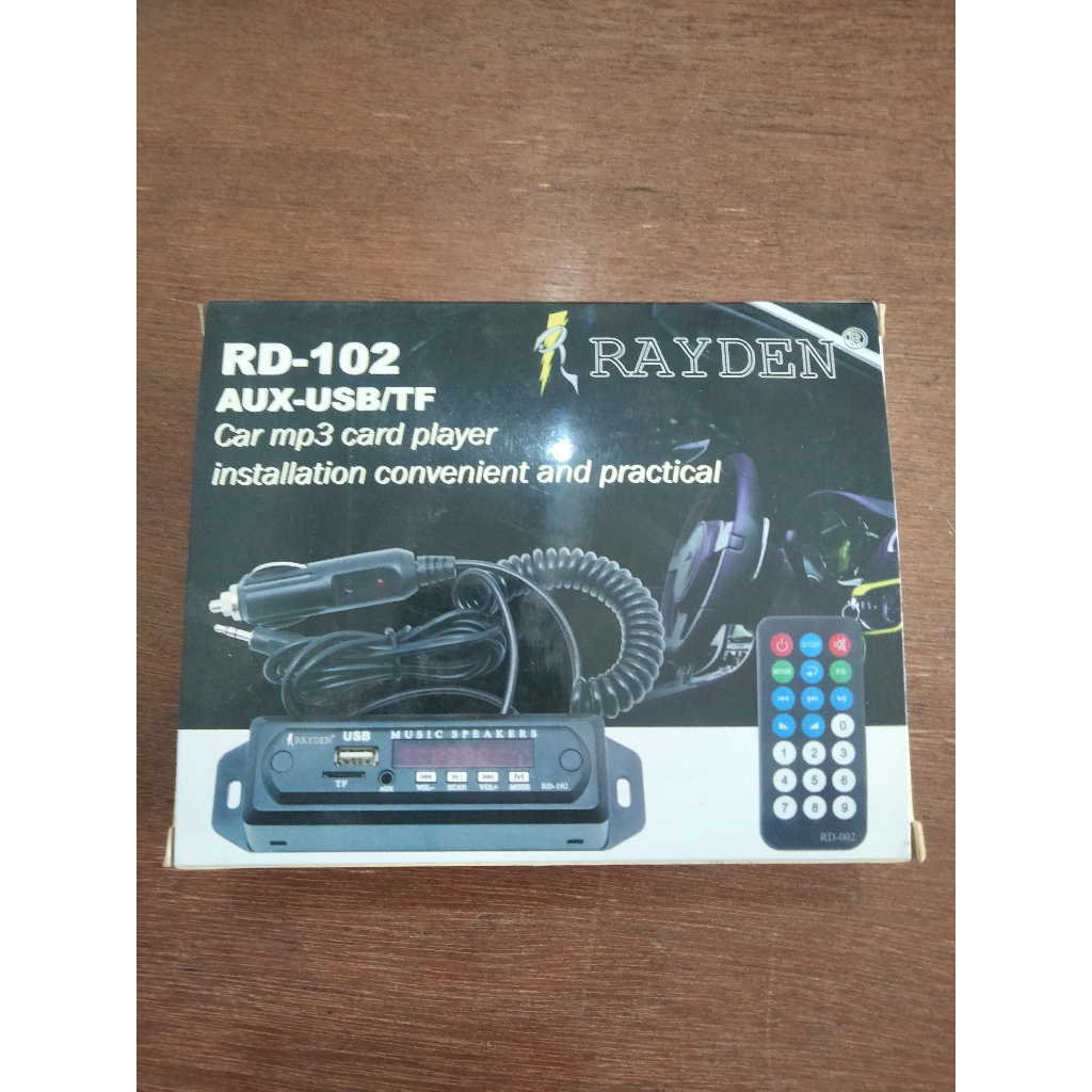 MP3 PLAYER RAYDEN RD-102 BLUETOOTH AUX USB