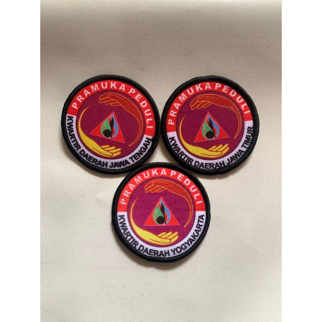 Badge Sublimasi Pramuka Peduli /Bed Pramuka peduli