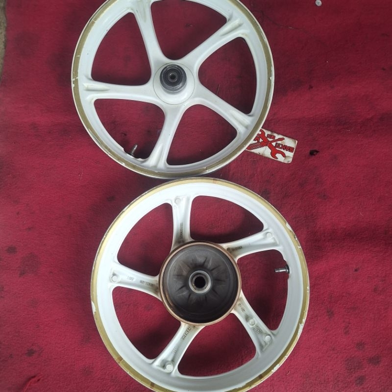 Velg racing depan belakang Mio J Mio Gt Mio soul Gt 115 Bekas Original