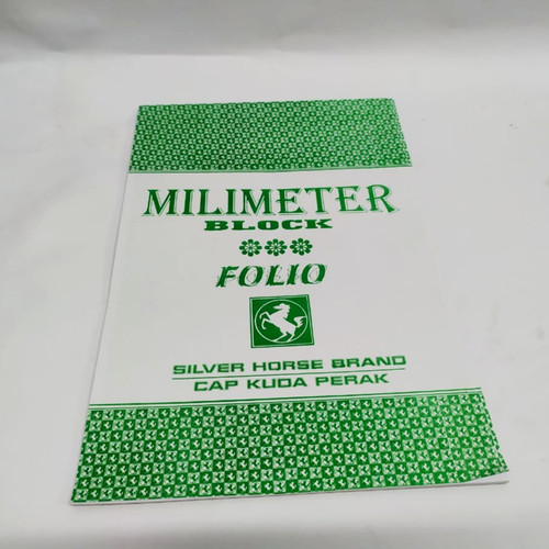 BUKU MILIMETER BLOCK SILVERHORSE UKURAN FOLIO