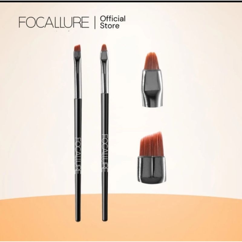 FOCALLURE 1pcs Eyeliner Brush/Eyebrow Brush