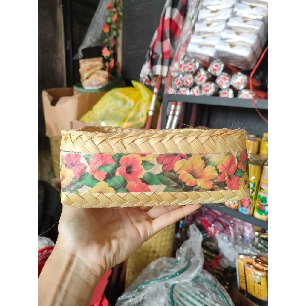 tempat buah rotan/ bambu/ tempat hampers/ tempat sodan