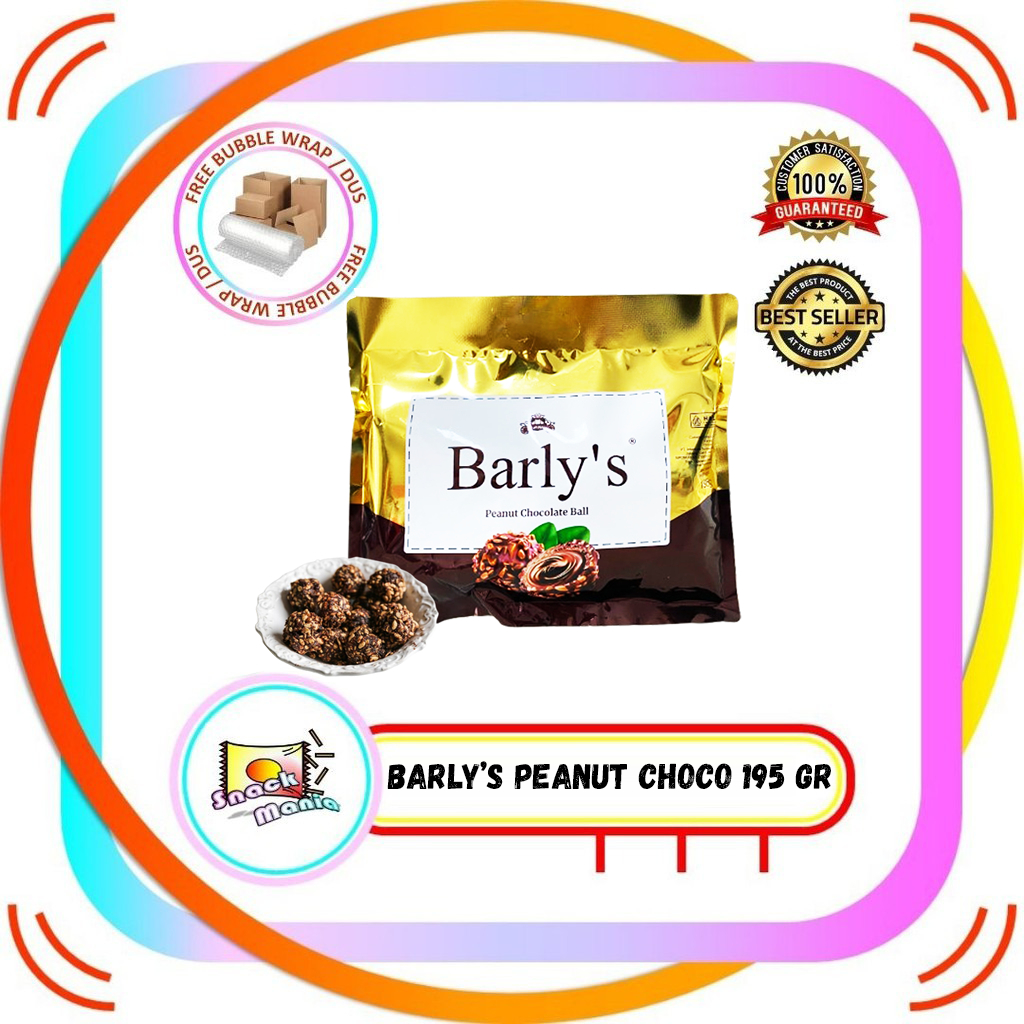 

Barly's Peanut Chocolate Ball 195 gr ~ Barlys Cokelat Kacang