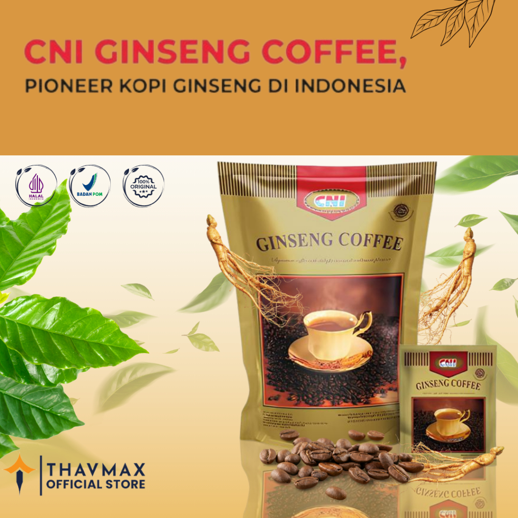 

CNI Ginseng Coffee isi 20 Sachet