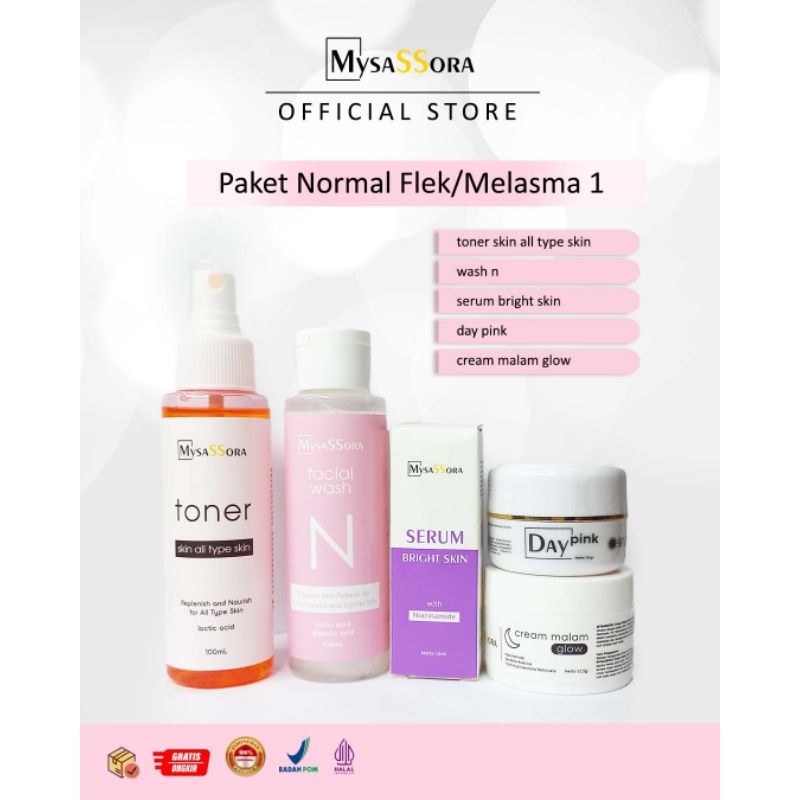 MYSAS PAKET NORMAL FLEK/MELASMA 1