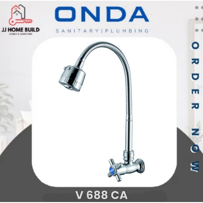 Kran Kitchen Sink ONDA V 688 CA / Kran Onda / Kran Bak Cuci Piring Onda