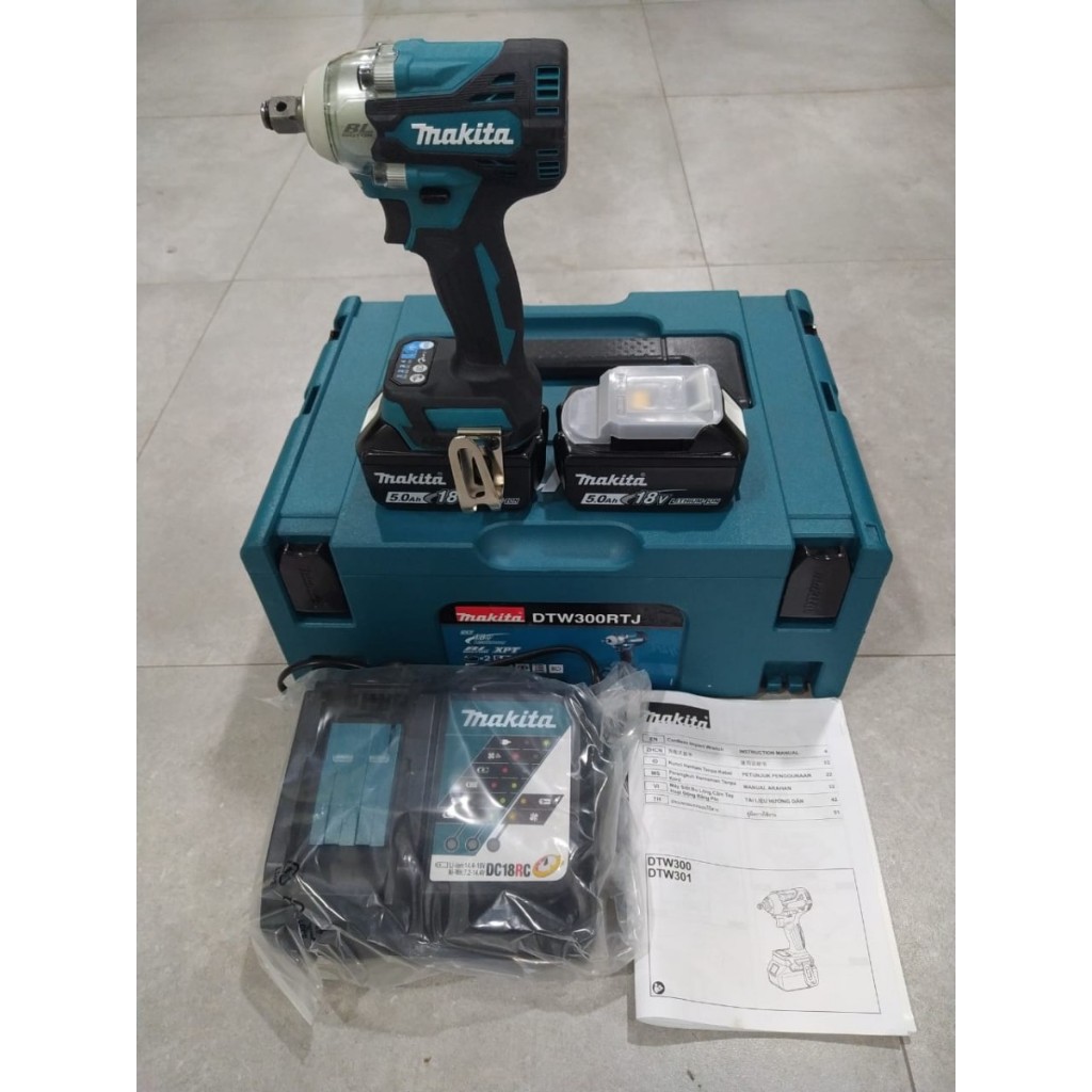 MAKITA MESIN IMPACT WRENCH CORDLESS DTW300RTJ
