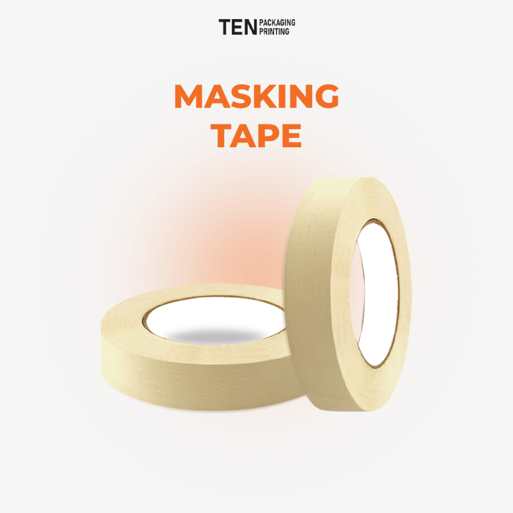 Masking Tape Lakban Kertas 24mm x 15 Meter 48mm x 15 Yard / Isolasi Lakban Termurah