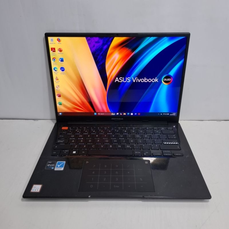 Laptop Asus vivobook K3402ZA Intel core i7-12700H Ram 16gb ssd 1tb layar oled 2.8K