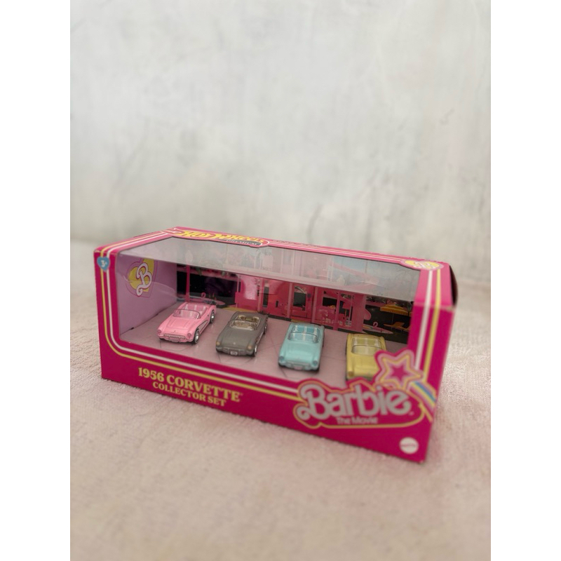 Hot Wheels Barbie Corvette Premium Set