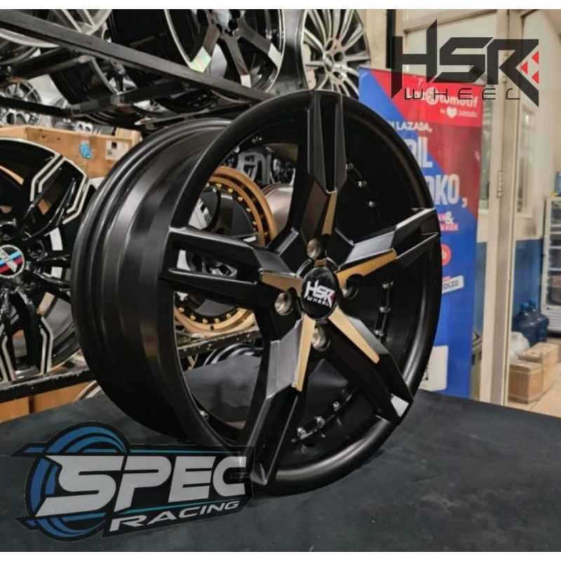 Velg pelek mobil Ring 14 HSR untuk mobil Agya,Brio,Datsun,Avanza,Calya,Dll