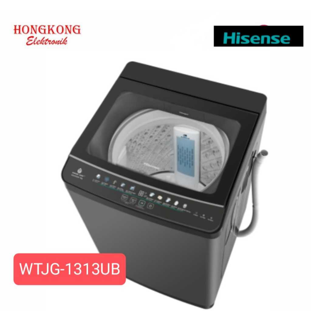 HISENSE MESIN CUCI TOP LOADING 13 KG MESIN CUCI 1 TABUNG HISENSE WTJH1313UB
