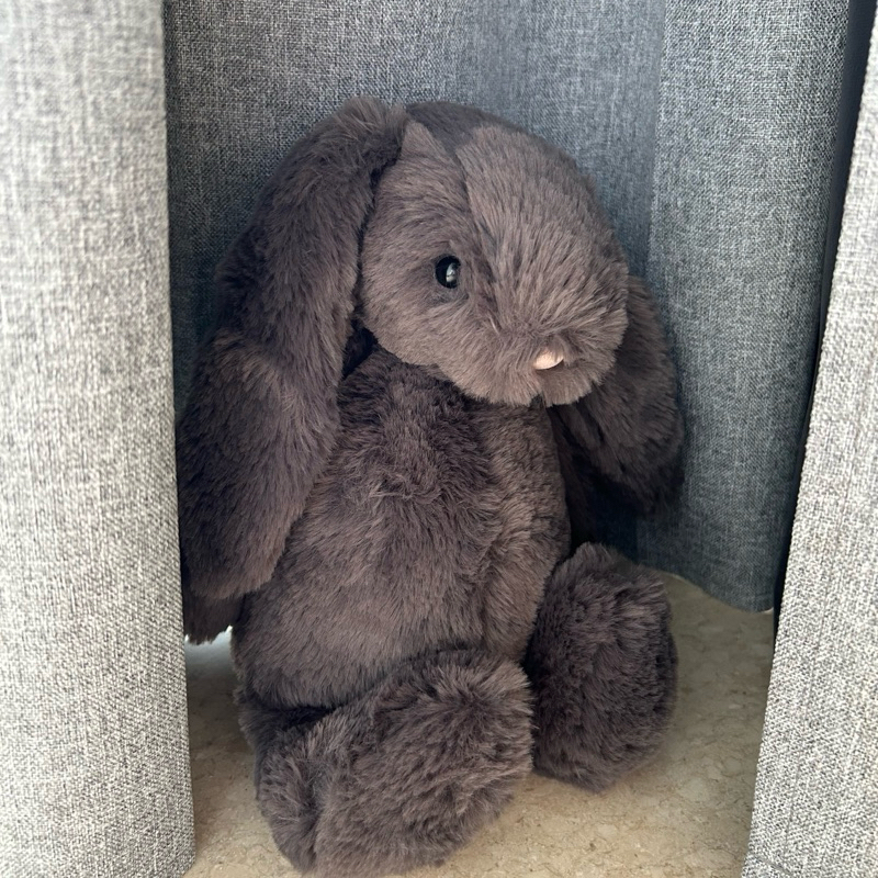 jellycat bashful bunny dark grey original Retired
