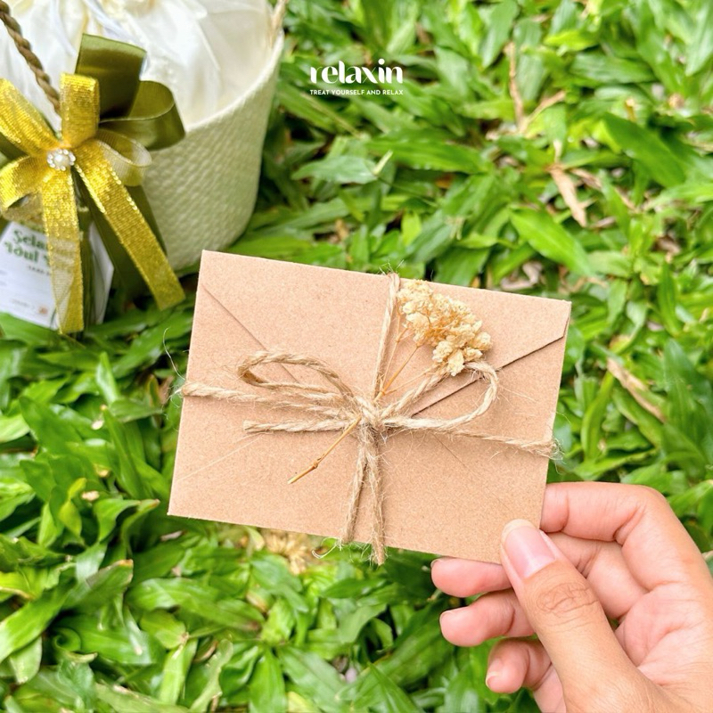 

RELAXIN Personal Love Letter Custom Ready Stock | Kado Gift Hampers Surat
