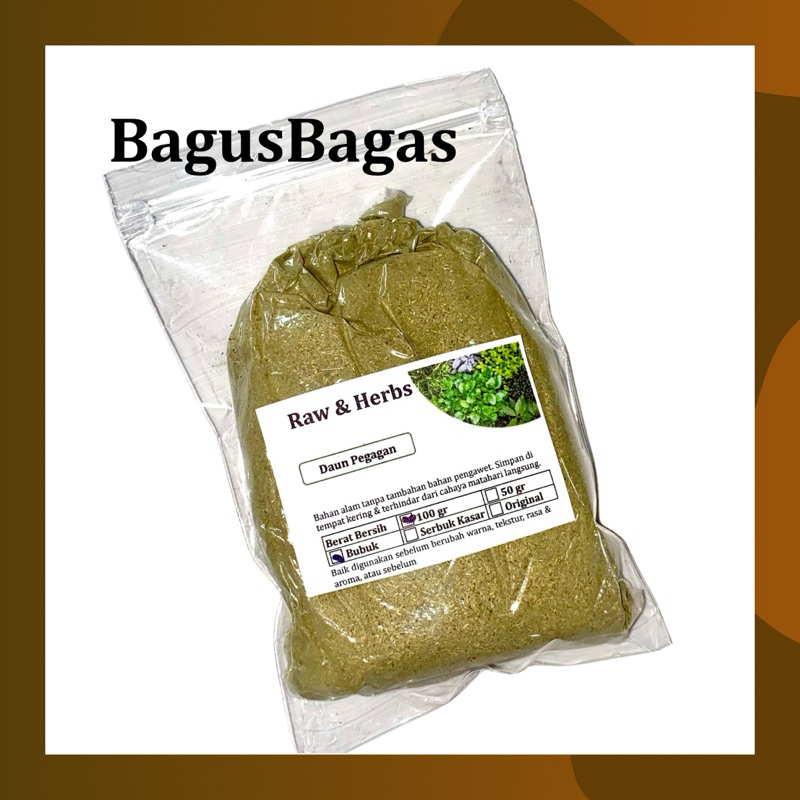 

Bubuk Daun Pegagan Air 100 g Obat Herbal Alami Penyembuhan Luka Jerawat Penuaan Dini Bagus Bagas