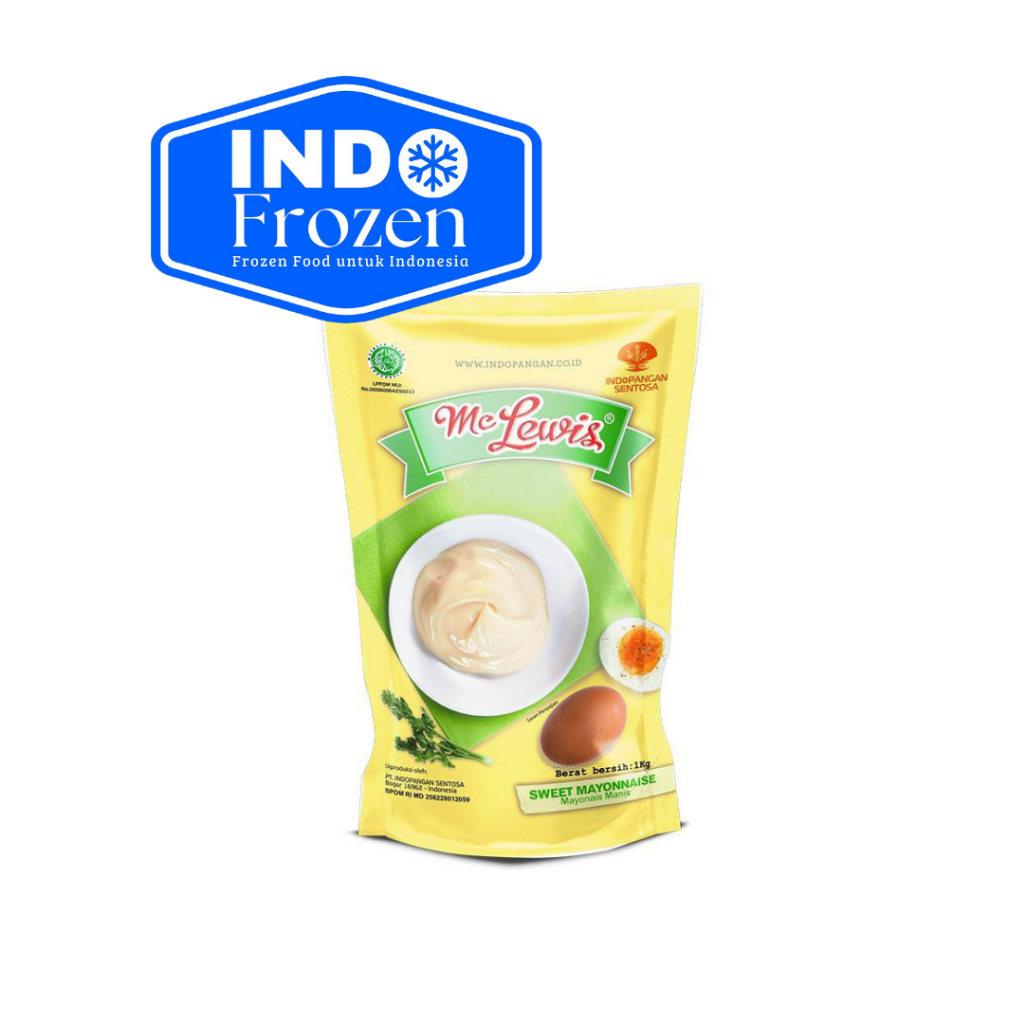 

MCLEWIS SWEET MAYONAISE 1KG / MAYO MANIS MC LEWIS