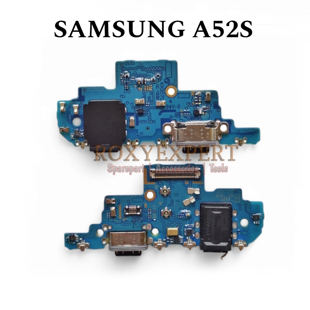 Konektor Charger Samsung A52S 5G Flexible Board Papan Cas Connector Usb Mic Ori