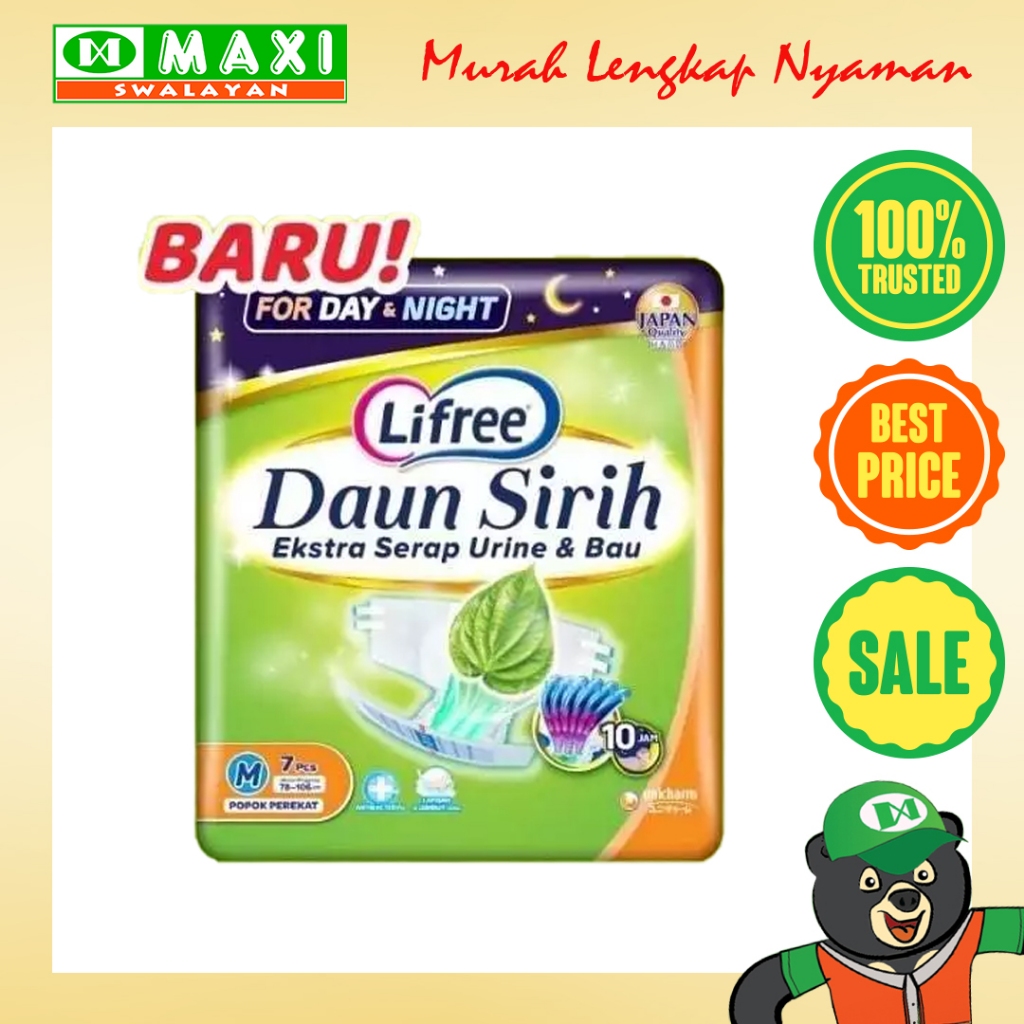 Lifree Popok Perekat Ukuran M7