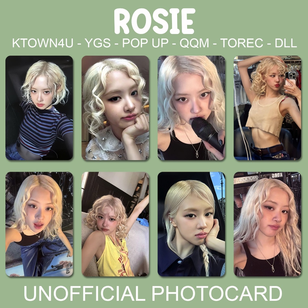 [UNOFFICIAL PHOTOCARD] ROSE - ROSIE